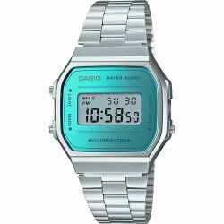 Herrenuhr Casio A168WEM-2EF Silberfarben