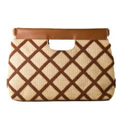 Borsa Donna Laura Ashley VALETTA-QUILTED-TAN Marrone 30 x 20 x 9 cm