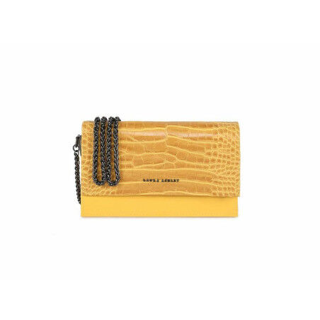 Damen Handtasche Laura Ashley DUDLEY-CROCO-YELLOW Gelb 22 x 12 x 5 cm