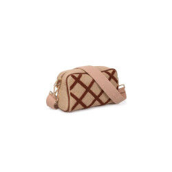 Borsa Donna Laura Ashley LENORE-QUILTED-TAN Marrone 23 x 15 x 9 cm