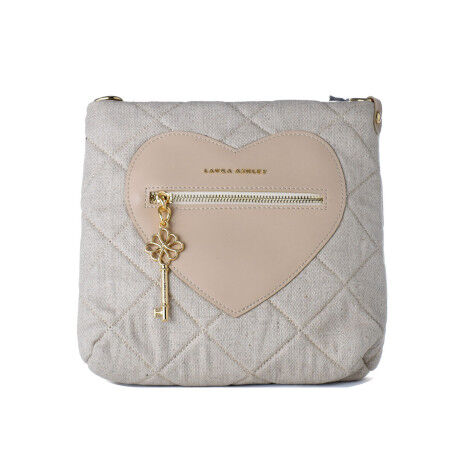 Bolso Mujer Laura Ashley DIXIE-CREAM Gris 24 x 24 x 9 cm