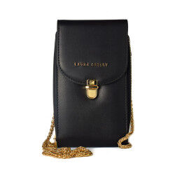 Borsa Donna Laura Ashley KIRBY-PLAIN-BLACK Nero 19 x 11 x 4 cm