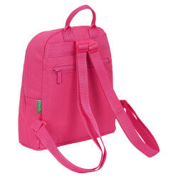 Mochila Casual Benetton Raspberry Fucsia 13 L