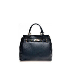 Handtas Dames Anna Luchini SS22-AL-1762-NERO Zwart 36 x 29 x 17 cm