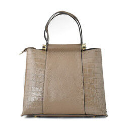 Handtas Dames Firenze Artegiani FA-3456-DF Bruin 28 x 25 x 13 cm