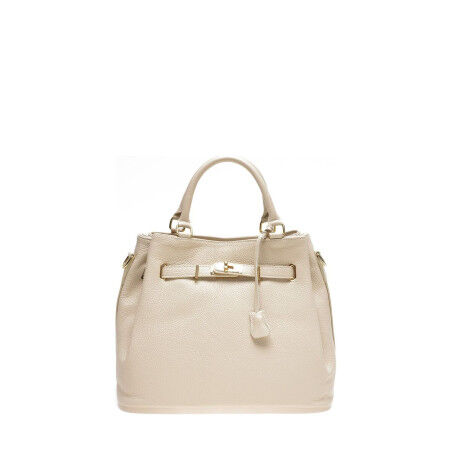 Borsa Donna Anna Luchini SS22-AL-1762-BEIGE Beige 36 x 29 x 17 cm