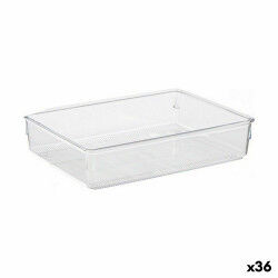 Ladevakken Multifunctioneel Transparant Plastic 24 x 5,5 x 15,8 cm (36 Stuks)