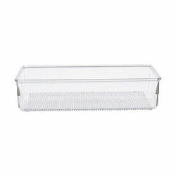 Organizador de Cajones Multiusos Transparente Plástico 24 x 5,5 x 15,8 cm (36 Unidades)