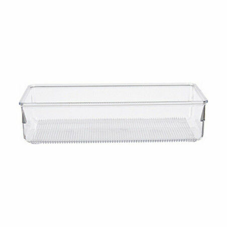 Contenitori per Cassetti Multiuso Trasparente Plastica 24 x 5,5 x 15,8 cm (36 Unità)