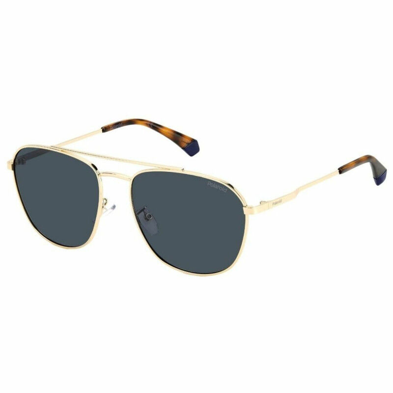 Gafas de Sol Hombre Polaroid PLD-4127-G-S-J5G-C3 Dorado ø 58 mm