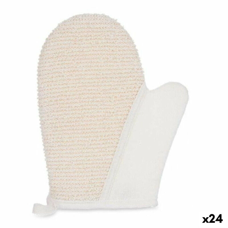 Washandje Wit Beige (24 Stuks)