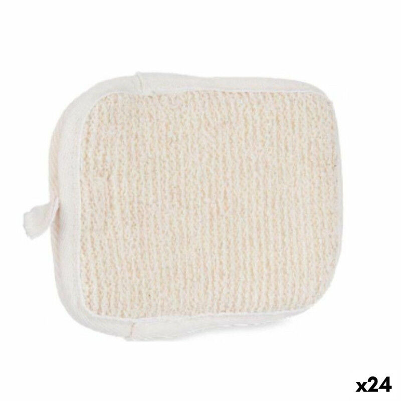 Waschlappen Weiß Beige (24 Stück)