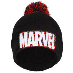 Hoed Marvel Leopard Logo Zwart