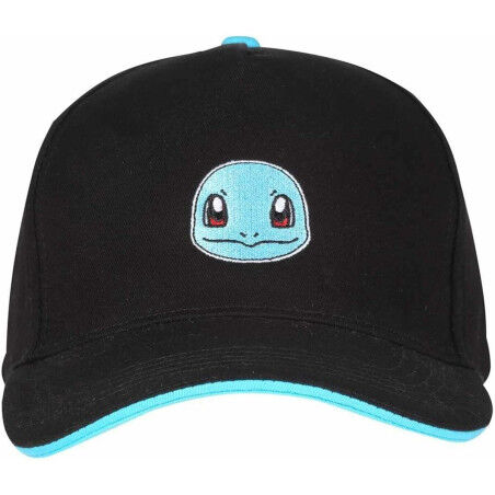 Unisex-Hut Pokémon Squirtle Badge 58 cm Schwarz Einheitsgröße