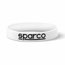 Armband Heren Sparco S099093BI10 Siliconen 9 cm Wit (Één maat) (10 Stuks)