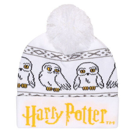 Cappello Harry Potter Hedwig Snow Beanie Bianco