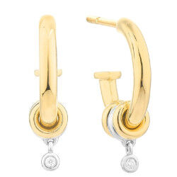 Boucles d´oreilles Femme Secrecy E8233CDAWW190 Argent 925 1,5 cm