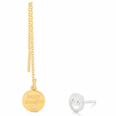 Pendientes Mujer Secrecy E8216CDAWW900 Plata de ley 5 cm