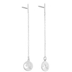 Pendientes Mujer Secrecy E8244CDAWA900 Plata de ley 4 cm