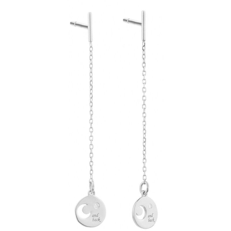 Pendientes Mujer Secrecy E8244CDAWA900 Plata de ley 4 cm