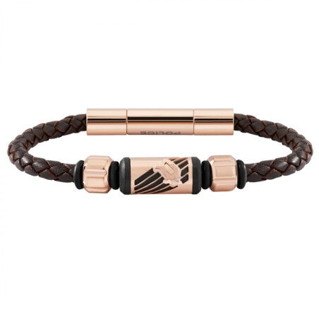 Armband Heren Police PJ26466BLC.03A Leer 19 cm