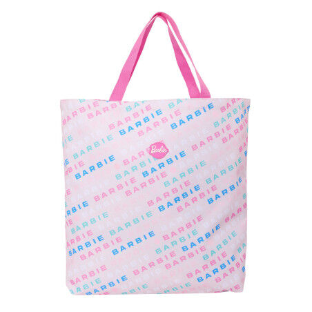 Handtas Dames Barbie Logomania Licht Roze 50 x 45 x 10 cm