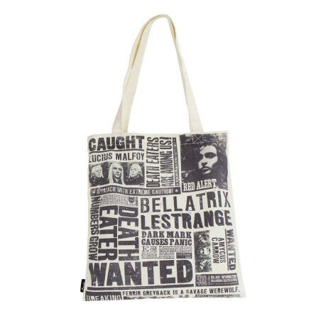 Bolso Mujer Harry Potter Gris 36 x 39 x 0,4 cm