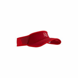 Visiera Compressport XHWU389-3050 Rosso Taglia unica