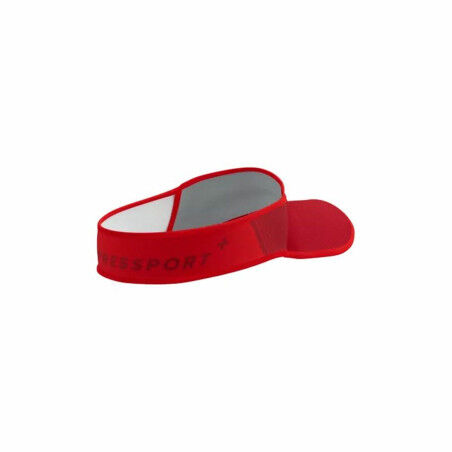 Visiera Compressport XHWU389-3050 Rosso Taglia unica