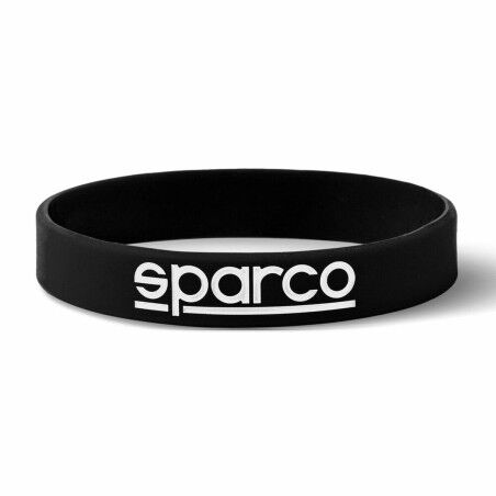 Men's Bracelet Sparco S099093NR10 Silicone 9 cm Black (One size) (10 Units)