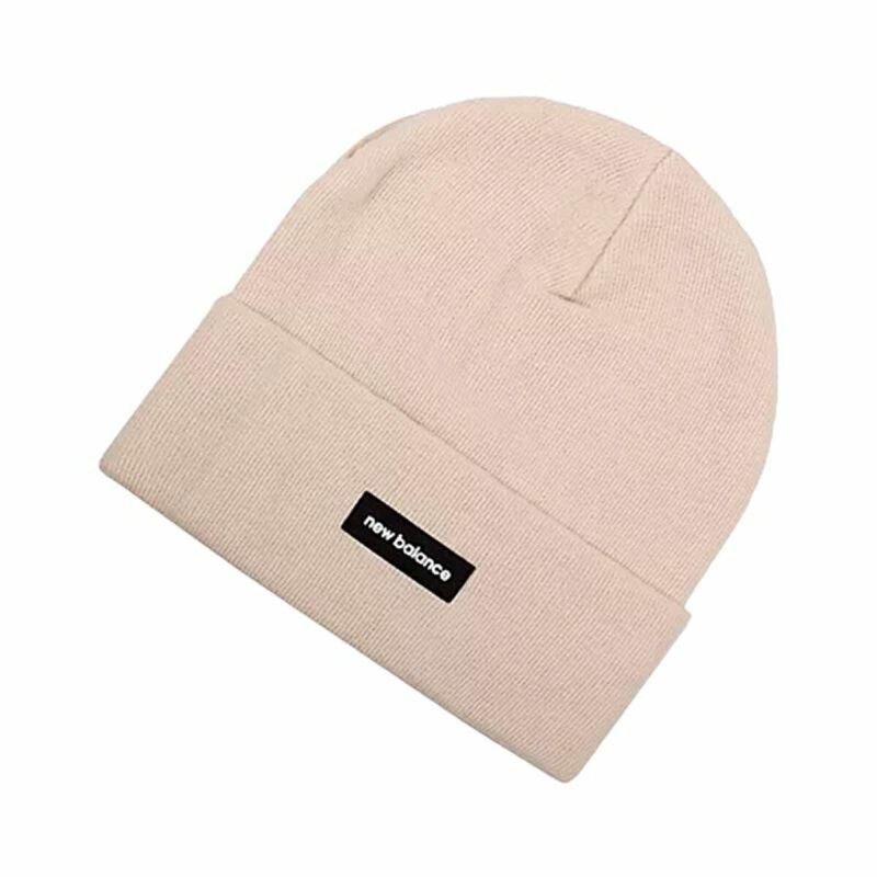 Cappello New Balance Linear Knit Cuffed Bianco Caldo