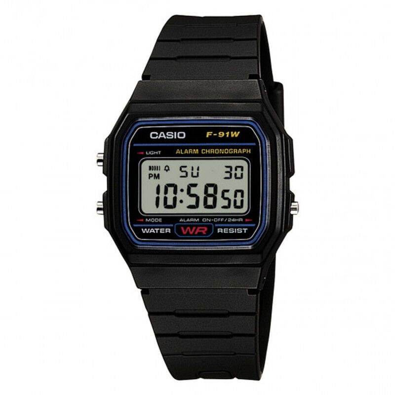 Horloge Uniseks Casio Zwart