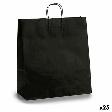 Busta di Carta Nero 16 x 57,5 x 46 cm (25 Unità)