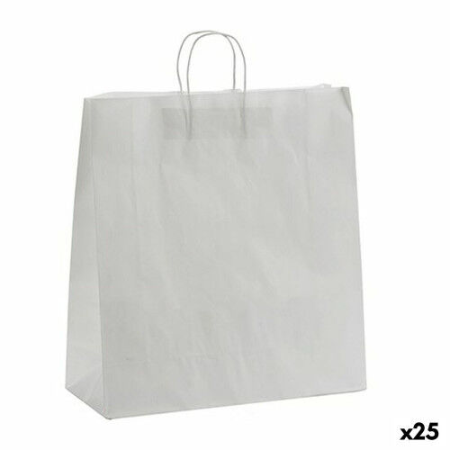 Bolsa de Papel 46 x 16 x 59 cm Blanco (25 Unidades)