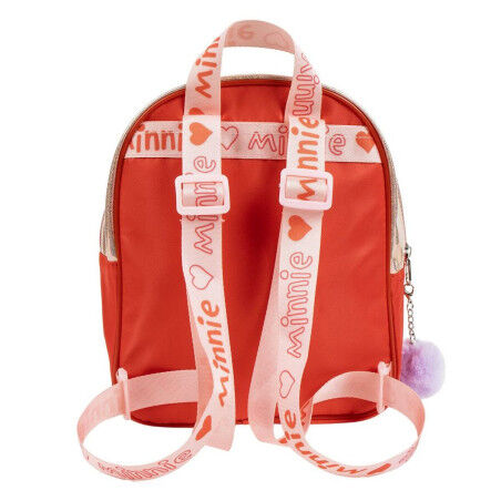 Mochila Infantil Minnie Mouse Rojo 20 x 23 x 8 cm