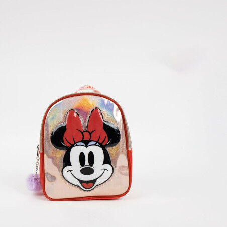 Child bag Minnie Mouse Red 20 x 23 x 8 cm