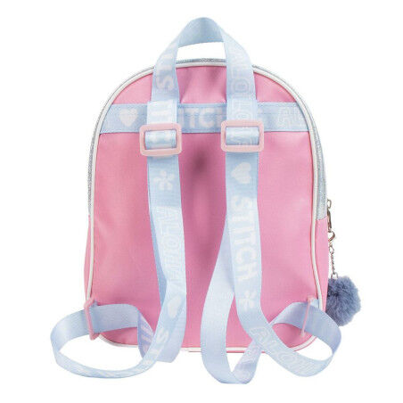 Mochila Infantil Stitch Rosa 20 x 23 x 8 cm