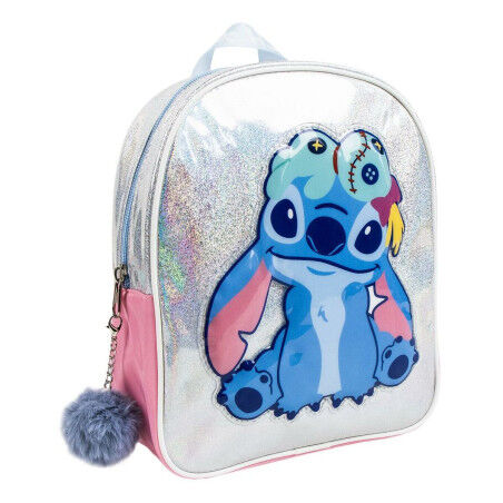 Mochila Infantil Stitch Rosa 20 x 23 x 8 cm