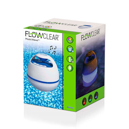 Bestway Altavoz Bluetooth Luz Led Flotante Piscina y Jardin 58700