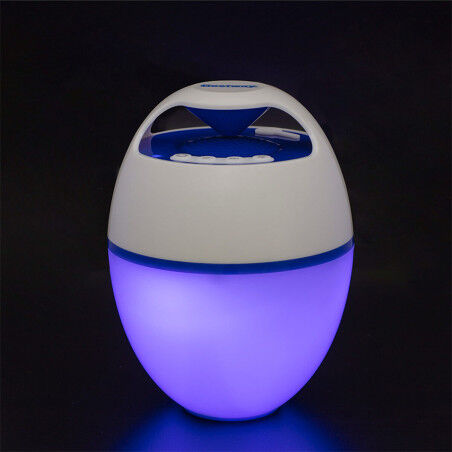 Bestway Bluetooth Haut-parleur Lumière Led Flottante Piscine et Jardin 58700