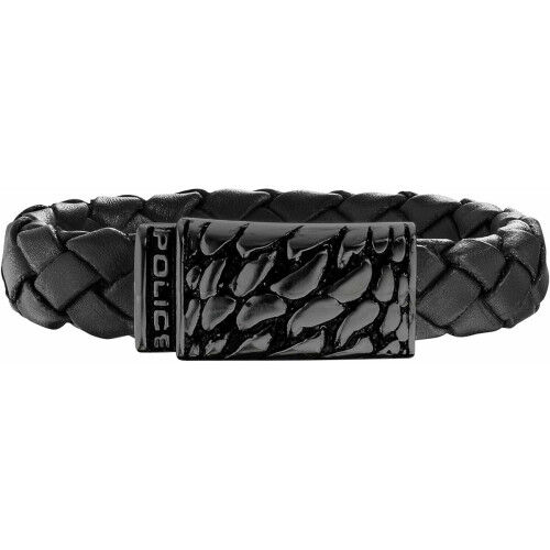 Bracciale Uomo Police PJ25729BLB.01-L Pelle 21 cm