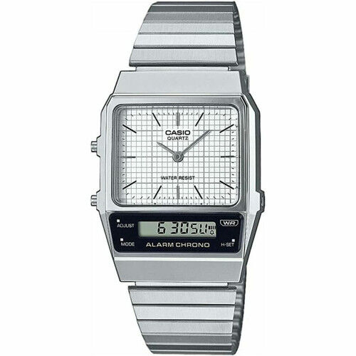 Horloge Heren Casio AQ-800E-7AEF Zilverkleurig (Ø 40 mm)