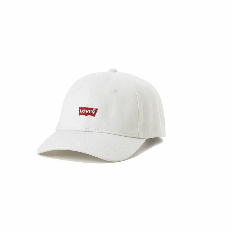 Cappello Sportivo Levi's Housemark Flexfit Bianco Taglia unica