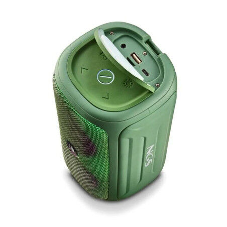 Altavoz Bluetooth Portátil NGS Roller Beast Verde