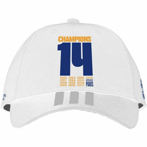 Casquette de Sport Adidas Real Madrid UCL Champions Blanc (Taille unique)