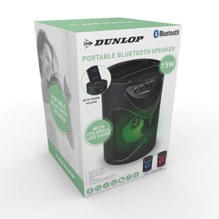 Bluetooth-luidsprekers Dunlop TWS 15 W Zwart USB