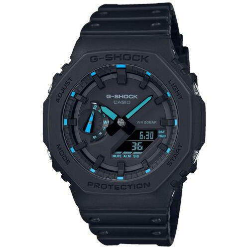 Horloge Heren Casio G-Shock GA-2100-1A2ER Digitaal Analoog Zwart