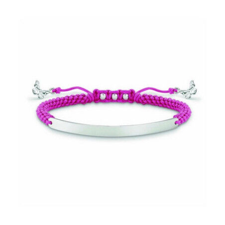 Armband Dames Thomas Sabo LBA0063-173-9-L21v Zilverkleurig Roze 21 cm