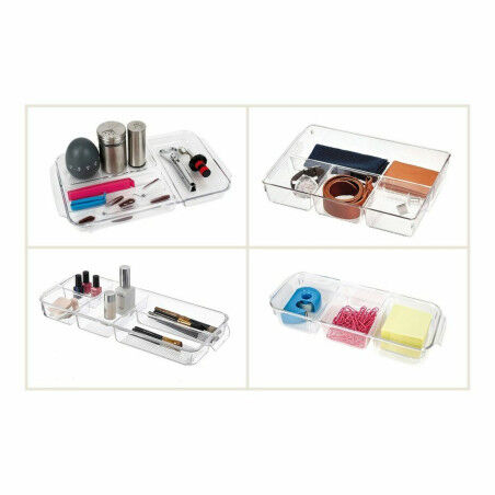 Multi-Purpose Organiser Confortime Transparent 37,5 x 23,5 x 5, cm (12 Units)