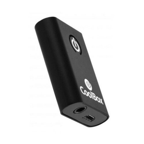 Audio Bluetooth Transmitter-Ontvanger CoolBox COO-BTALINK Zwart